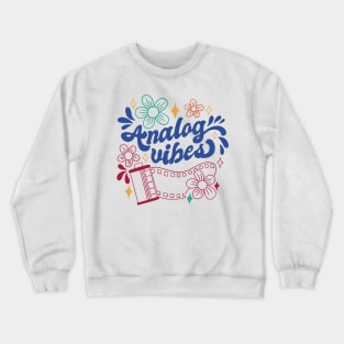 Retro Photographer Vintage Analog Vibes Crewneck Sweatshirt